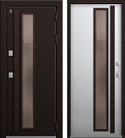 Центурион Т-14-2026 Шоколад муар-Кашемир белый (терморазрыв со стеклом)