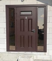 Входная группа с терморазрывом с фрамугами по бокам