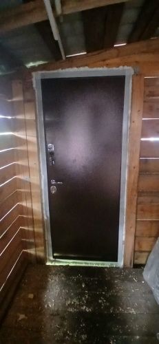 Металлическая дверь 7,5 см Гарда медный антик металл/металл фото 2