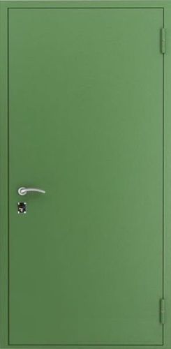 Зеленая входная дверь Z-1 Green металл-металл